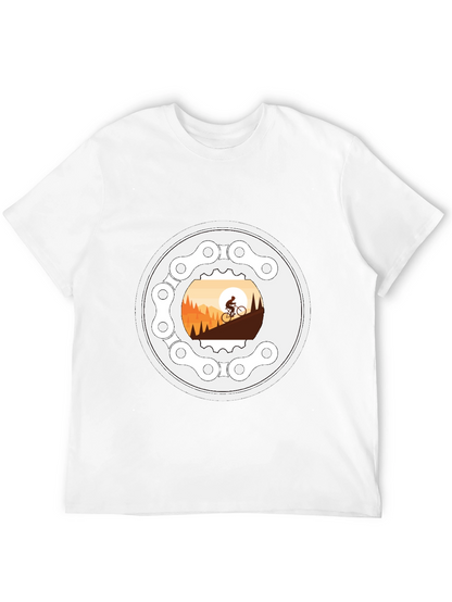 Mountain Biking T-Shirt - Cycle Adventure Design