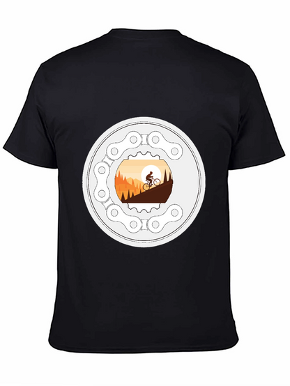 Mountain Biking T-Shirt - Cycle Adventure Design