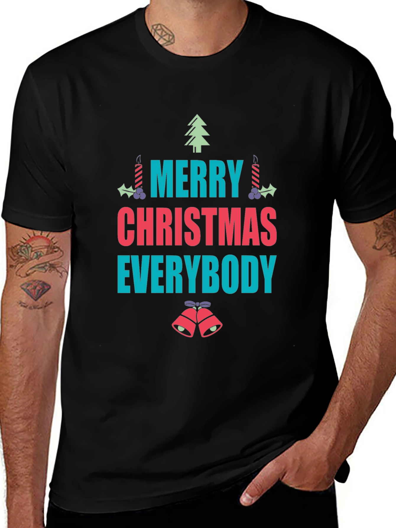 Merry Christmas Everybody Graphic Tee