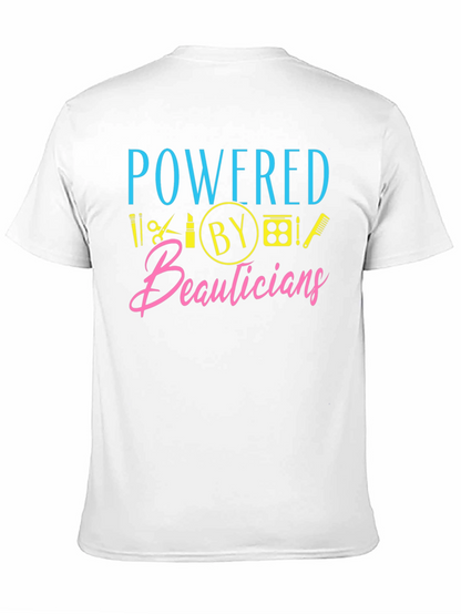 Powered By Beauticians Graphic Tee - Black