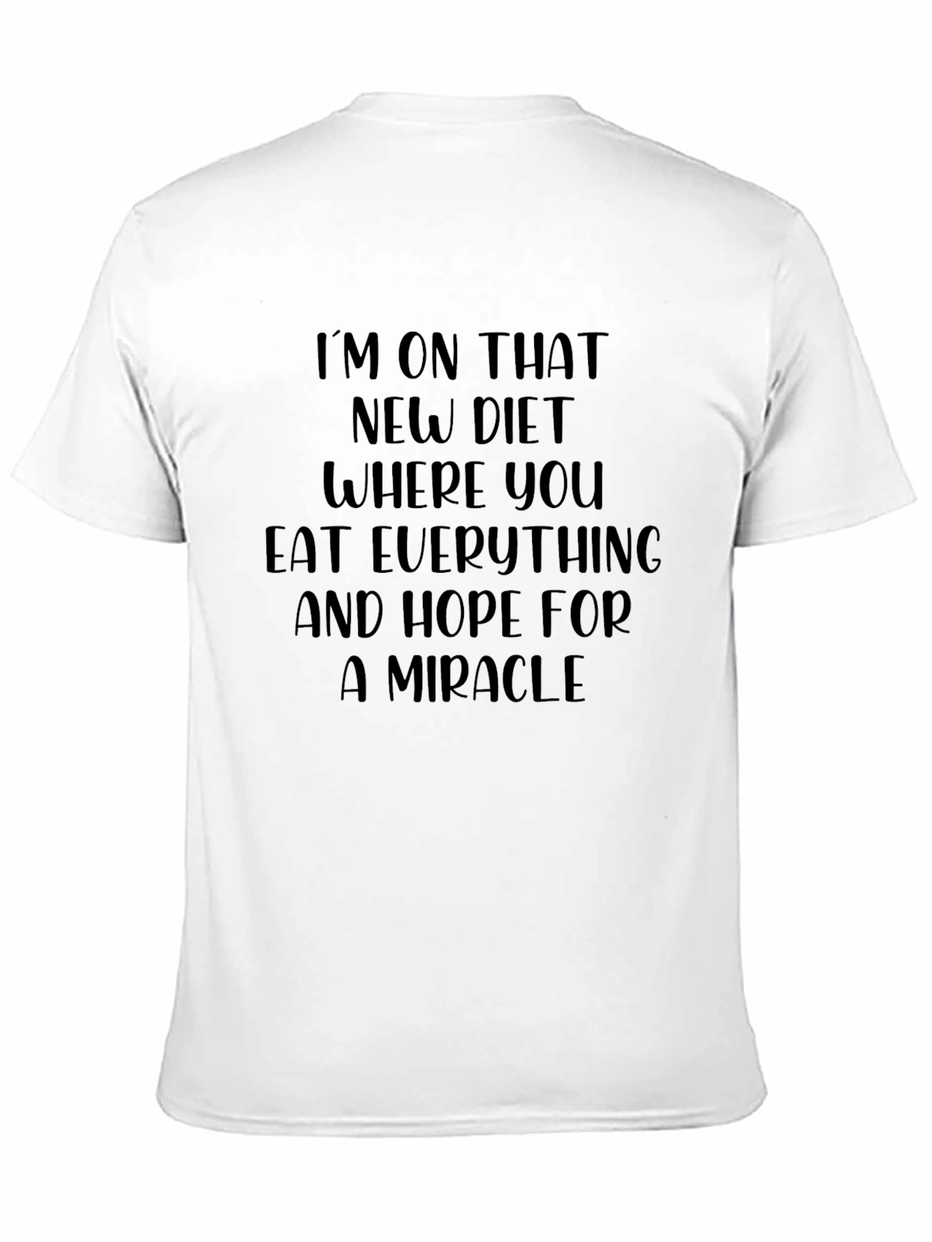 Diet Miracle Black T-Shirt