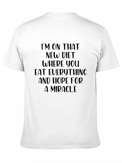 Diet Miracle Black T-Shirt