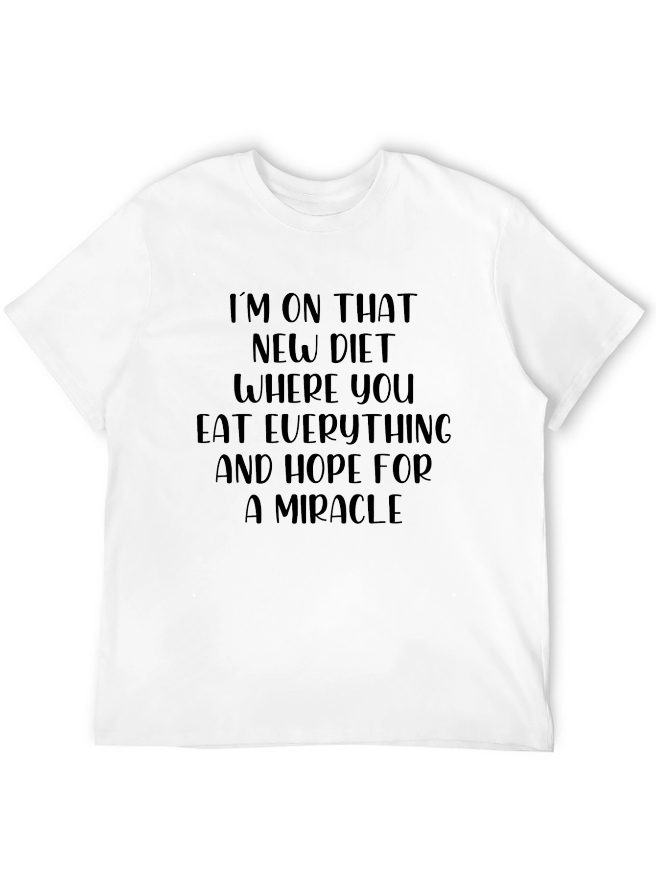 Diet Miracle Black T-Shirt