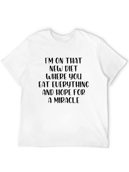 Diet Miracle Black T-Shirt