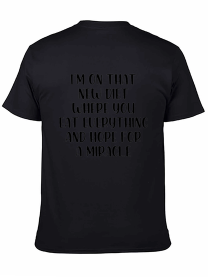 Diet Miracle Black T-Shirt