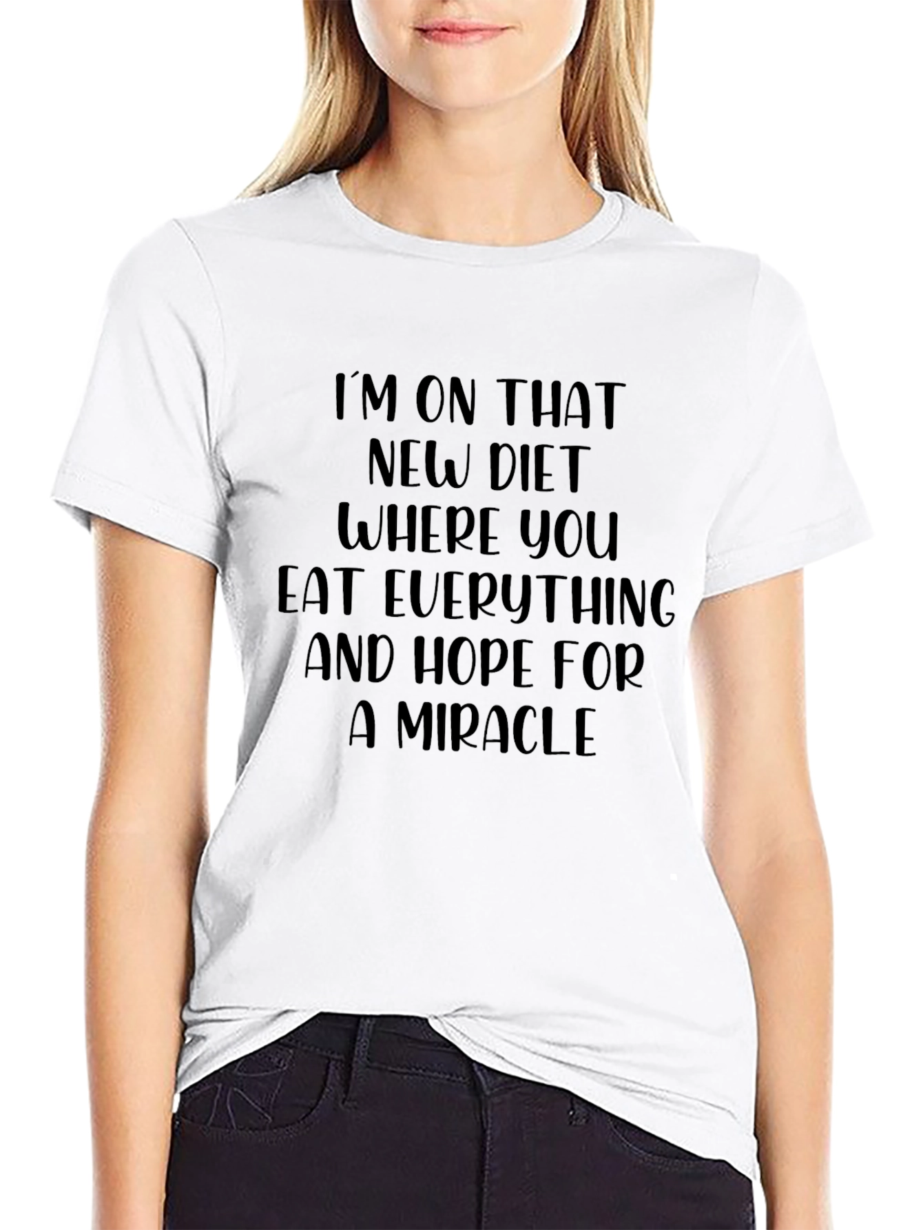 Diet Miracle Black T-Shirt