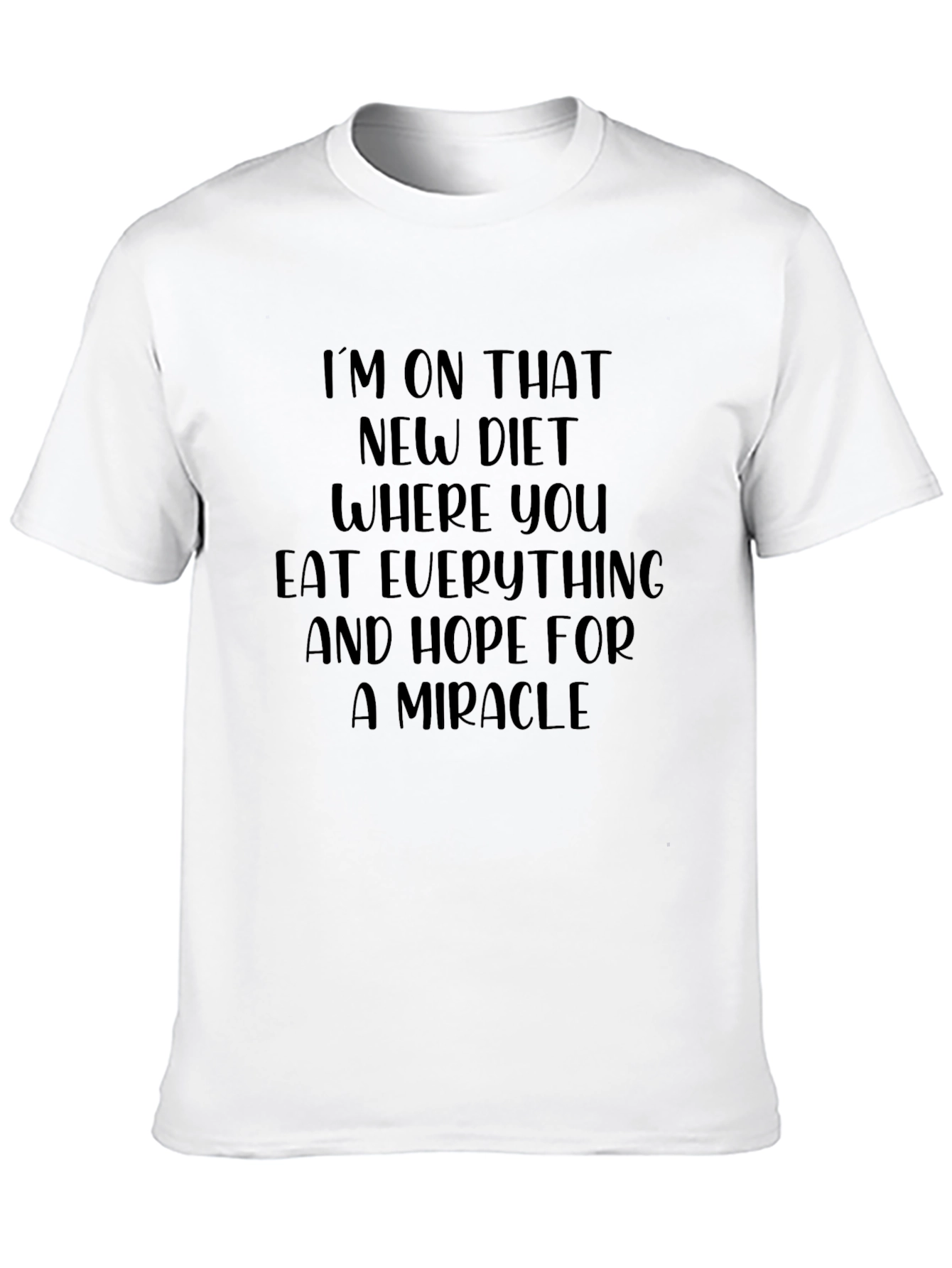 Diet Miracle Black T-Shirt