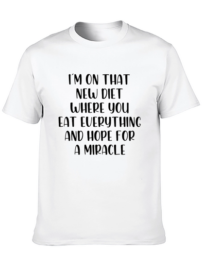 Diet Miracle Black T-Shirt