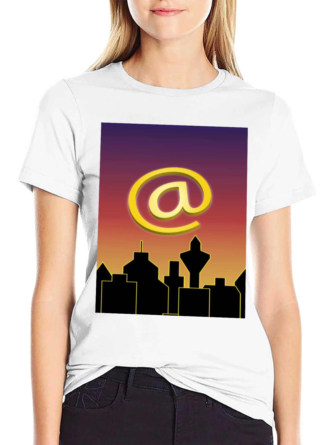 Cityscape @ Symbol T-Shirt - Urban Style