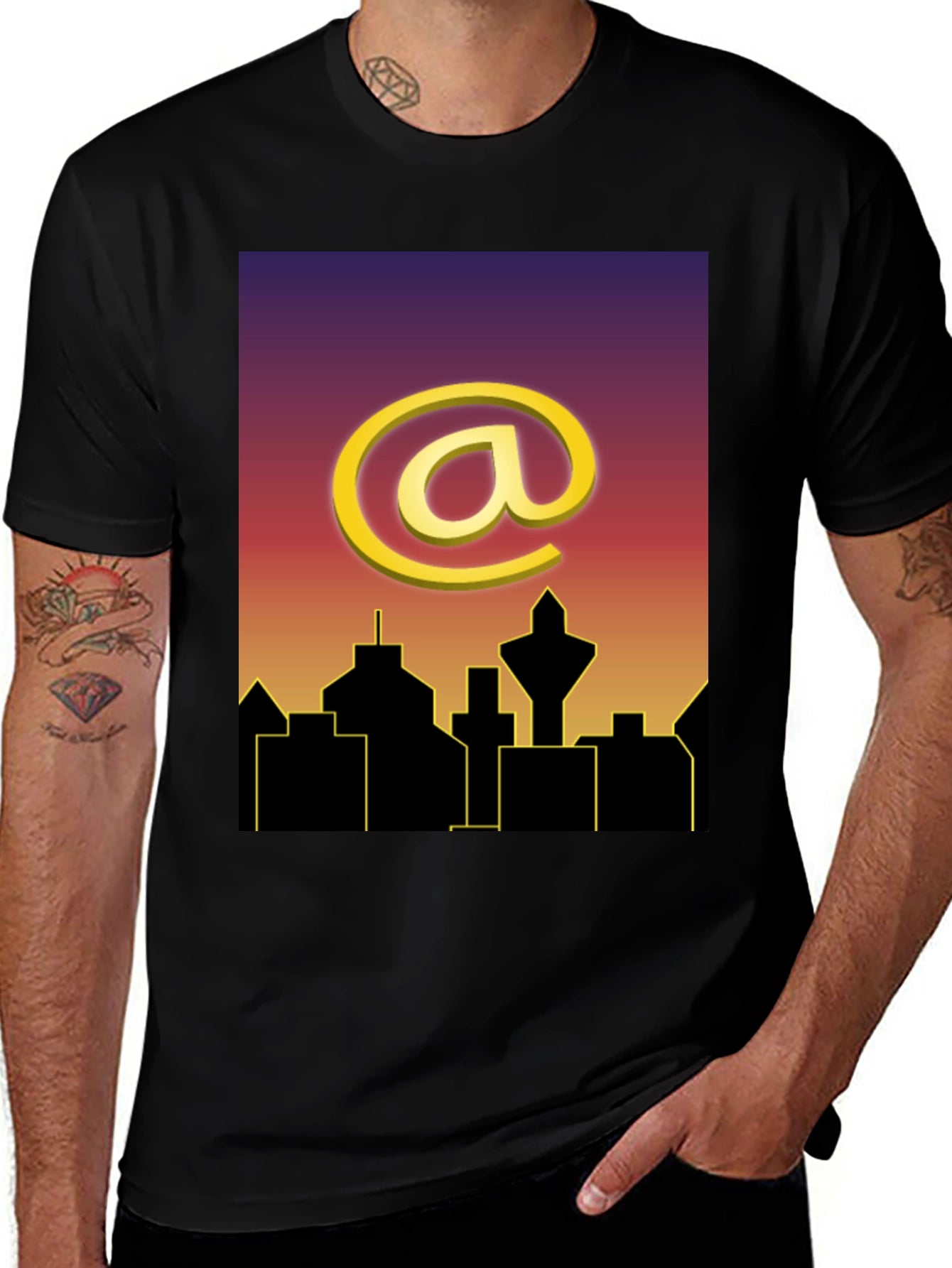 Cityscape @ Symbol T-Shirt - Urban Style