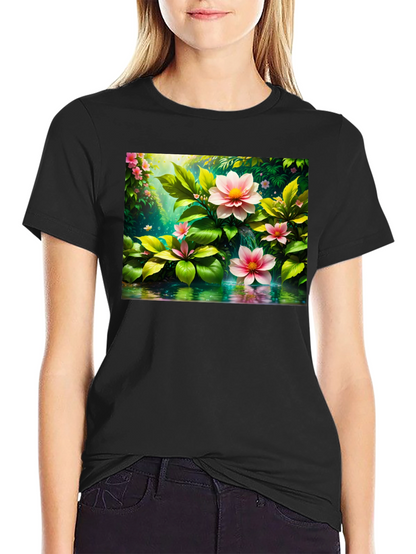 Floral Bloom T-Shirt - Nature Inspired Tee