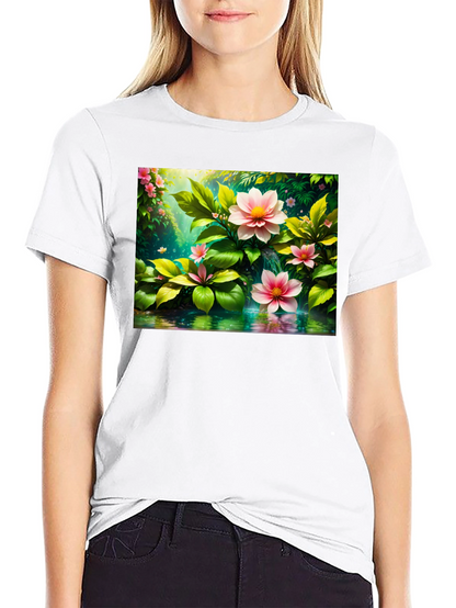 Floral Bloom T-Shirt - Nature Inspired Tee