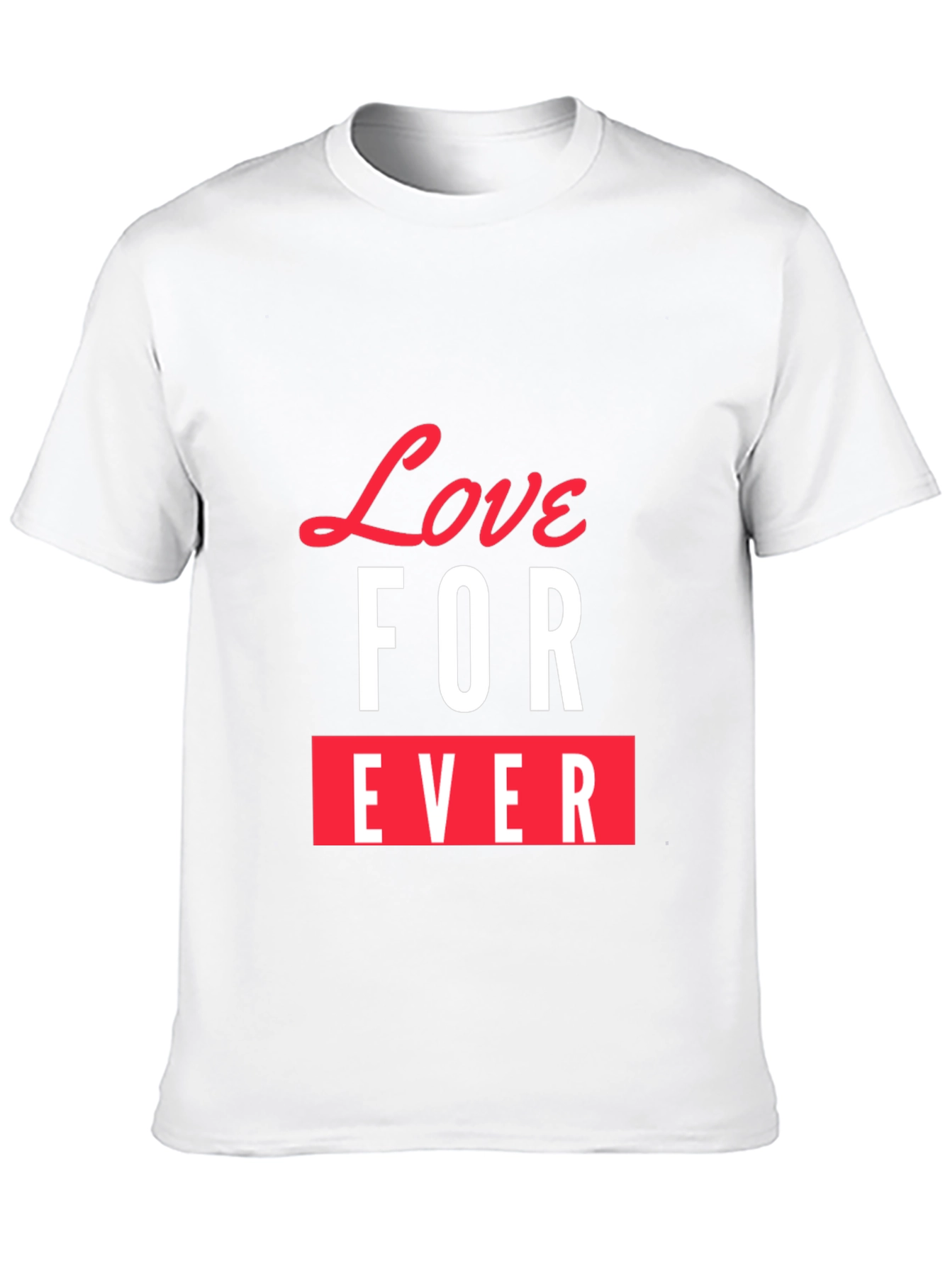 Love Forever Graphic Tee - Stylish Black T-Shirt