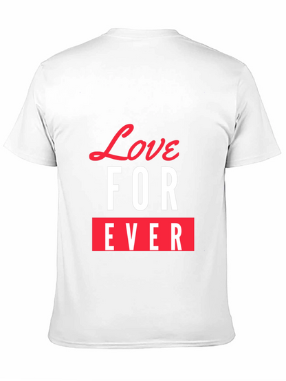 Love Forever Graphic Tee - Stylish Black T-Shirt