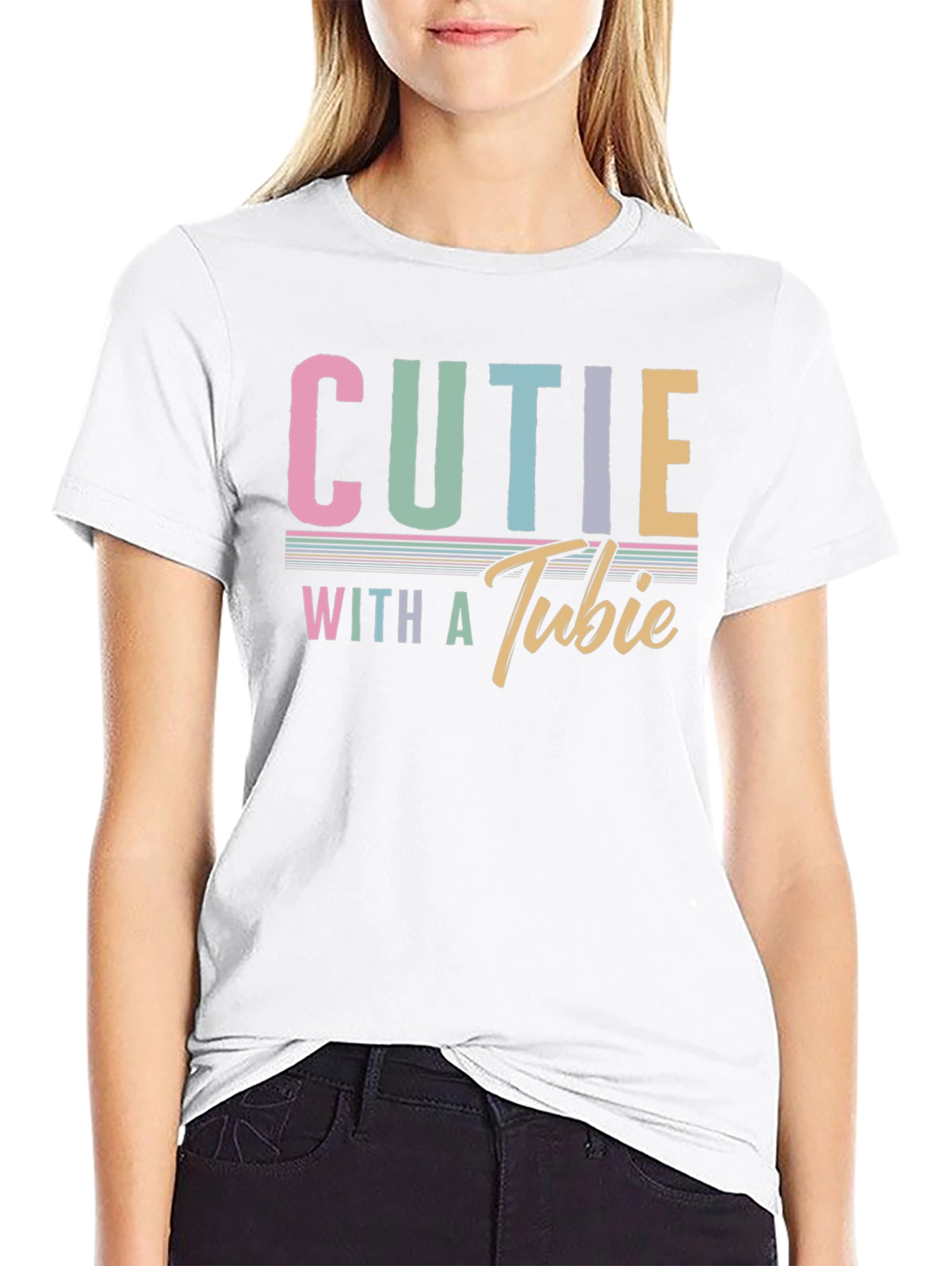 Cutie with a Tubie Graphic Tee