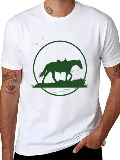 Horse Silhouette Graphic Tee