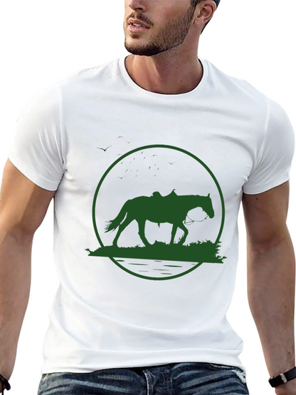 Horse Silhouette Graphic Tee