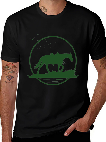 Horse Silhouette Graphic Tee