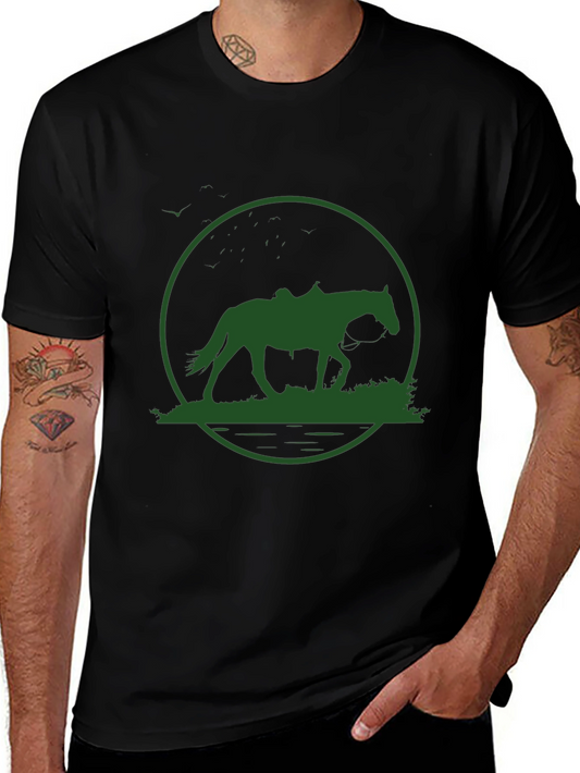 Horse Silhouette Graphic Tee