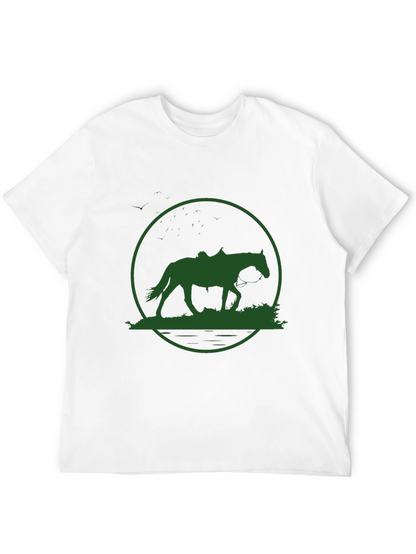 Horse Silhouette Graphic Tee