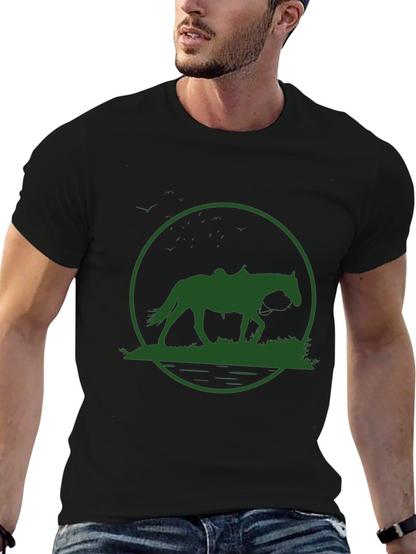 Horse Silhouette Graphic Tee