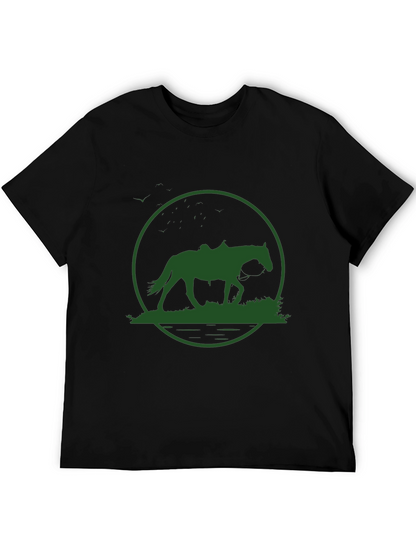 Horse Silhouette Graphic Tee