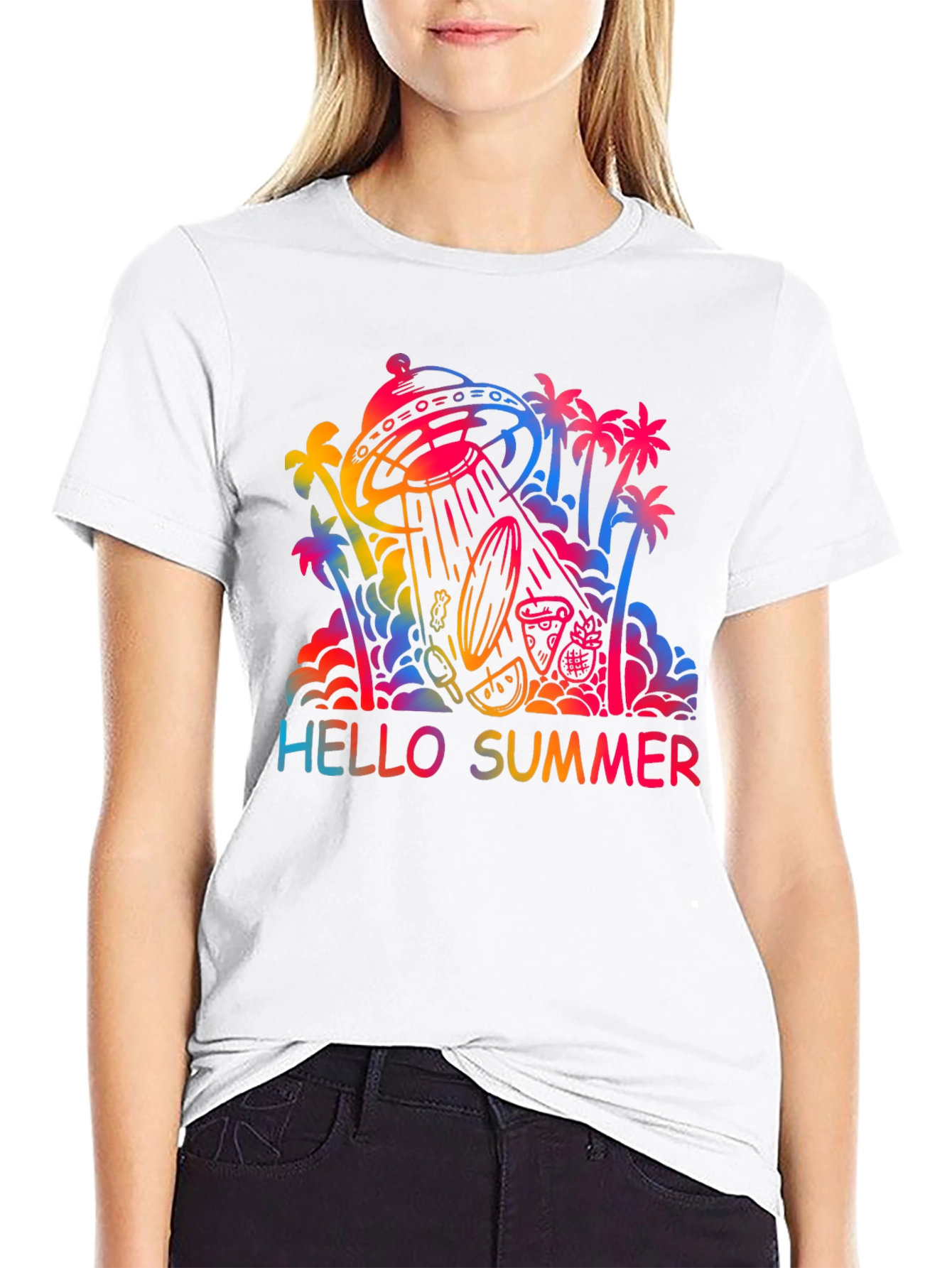 Hello Summer UFO T-Shirt
