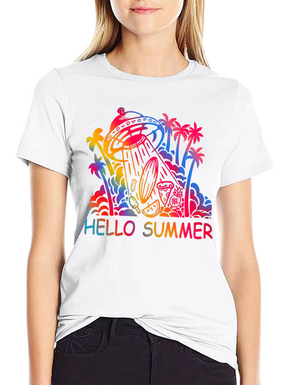 Hello Summer UFO T-Shirt