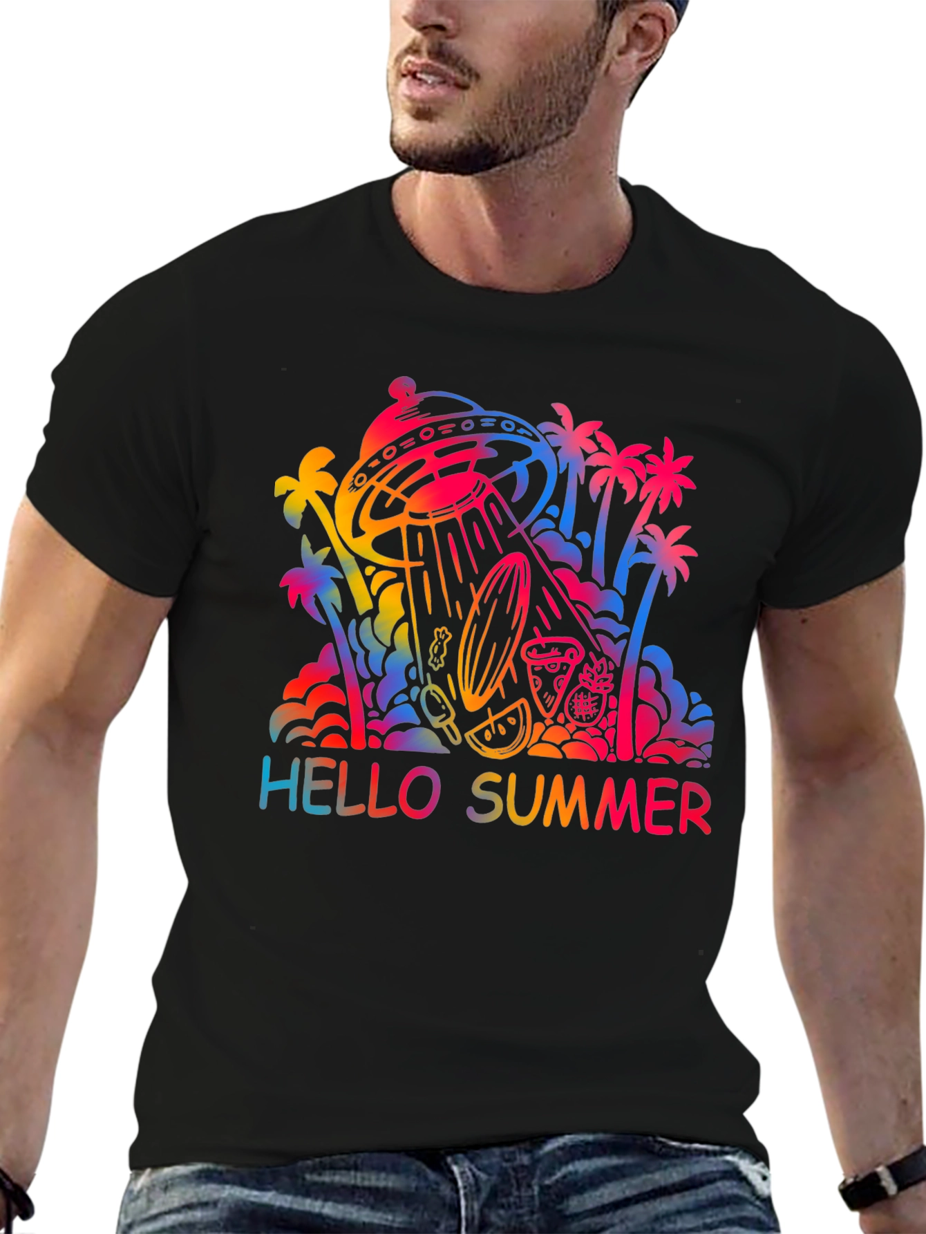 Hello Summer UFO T-Shirt