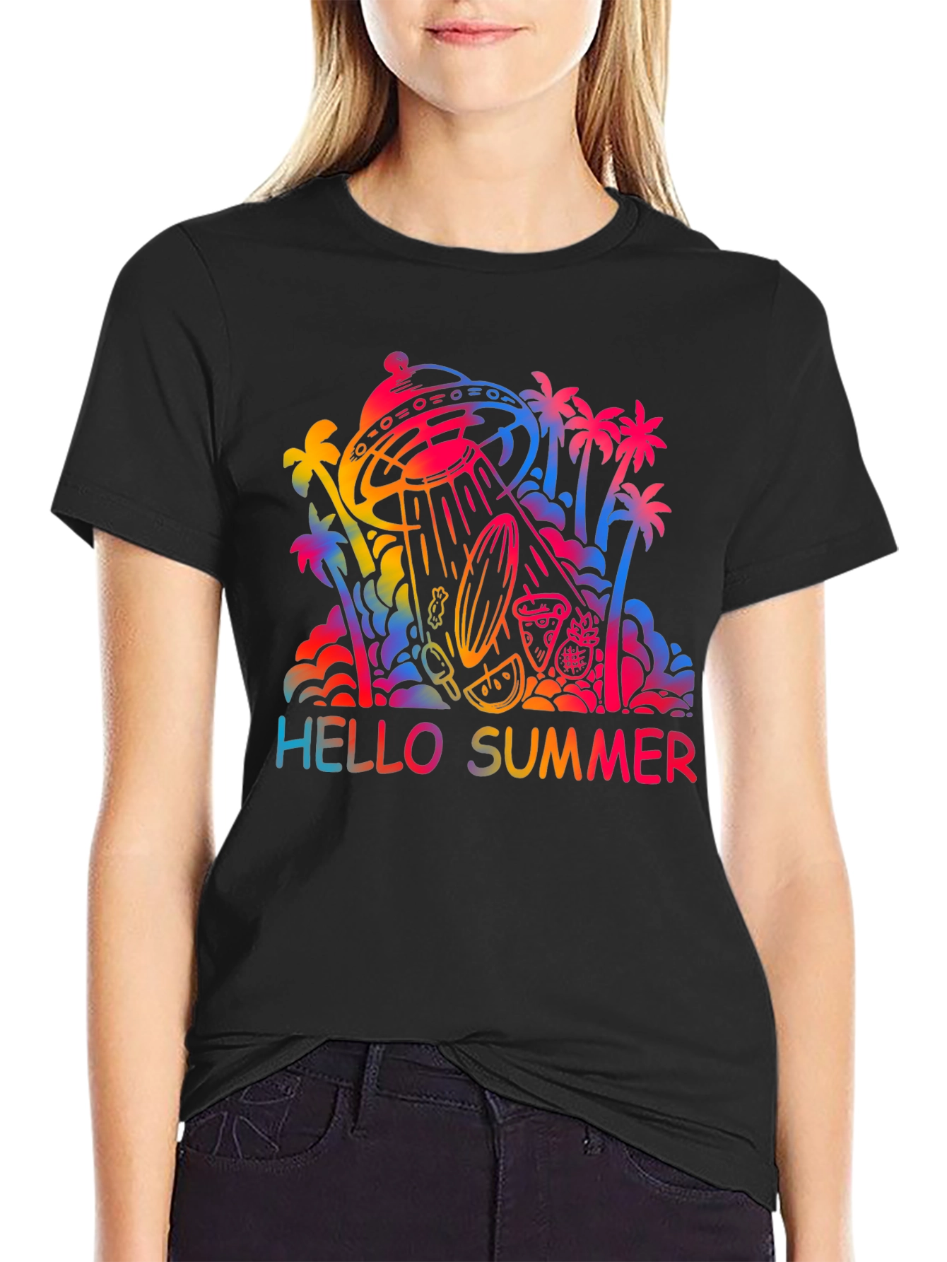 Hello Summer UFO T-Shirt