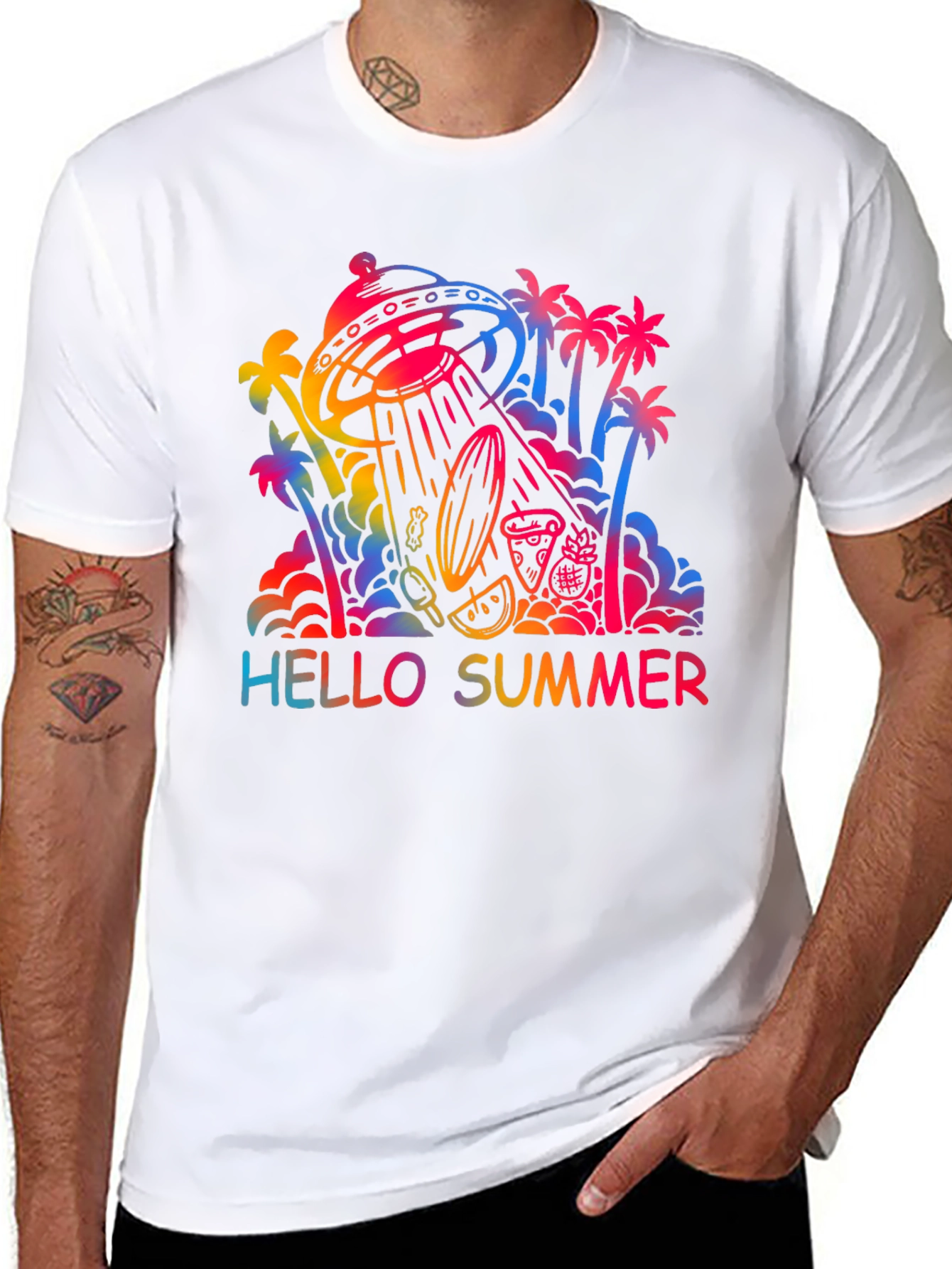 Hello Summer UFO T-Shirt
