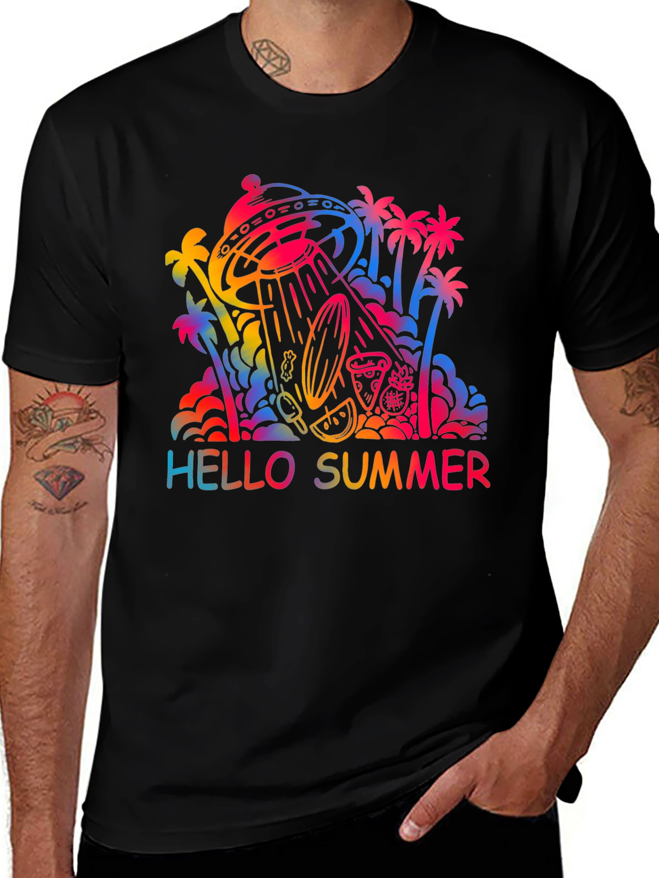 Hello Summer UFO T-Shirt