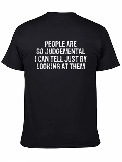 Judgemental Funny Sarcastic Graphic Tee