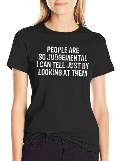 Judgemental Funny Sarcastic Graphic Tee