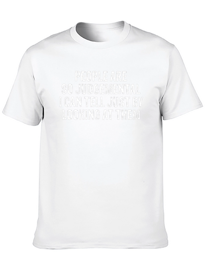 Judgemental Funny Sarcastic Graphic Tee