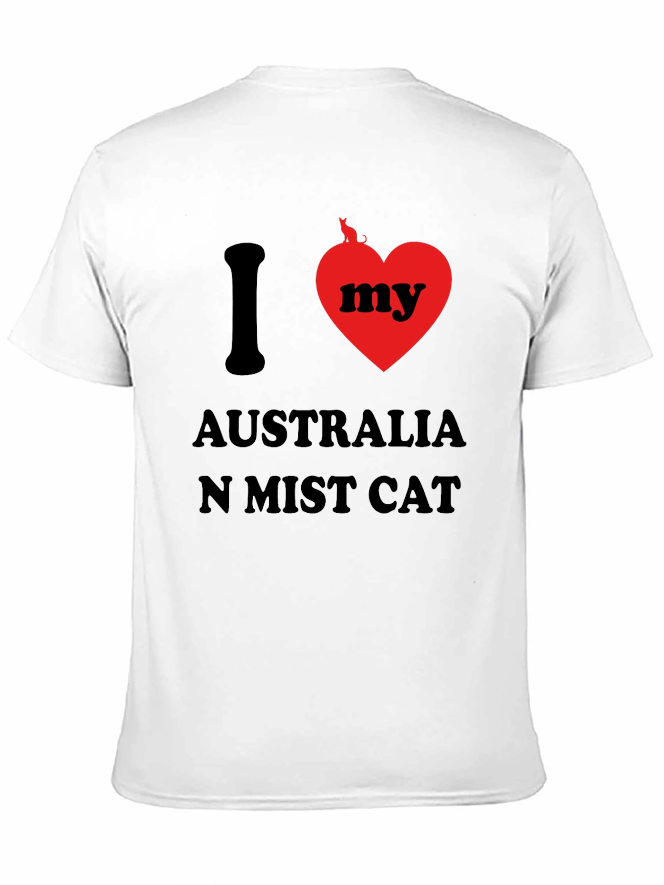 I Love My Australian Mist Cat T-Shirt