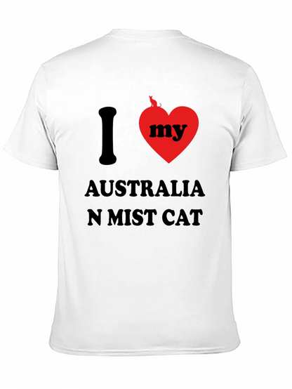 I Love My Australian Mist Cat T-Shirt