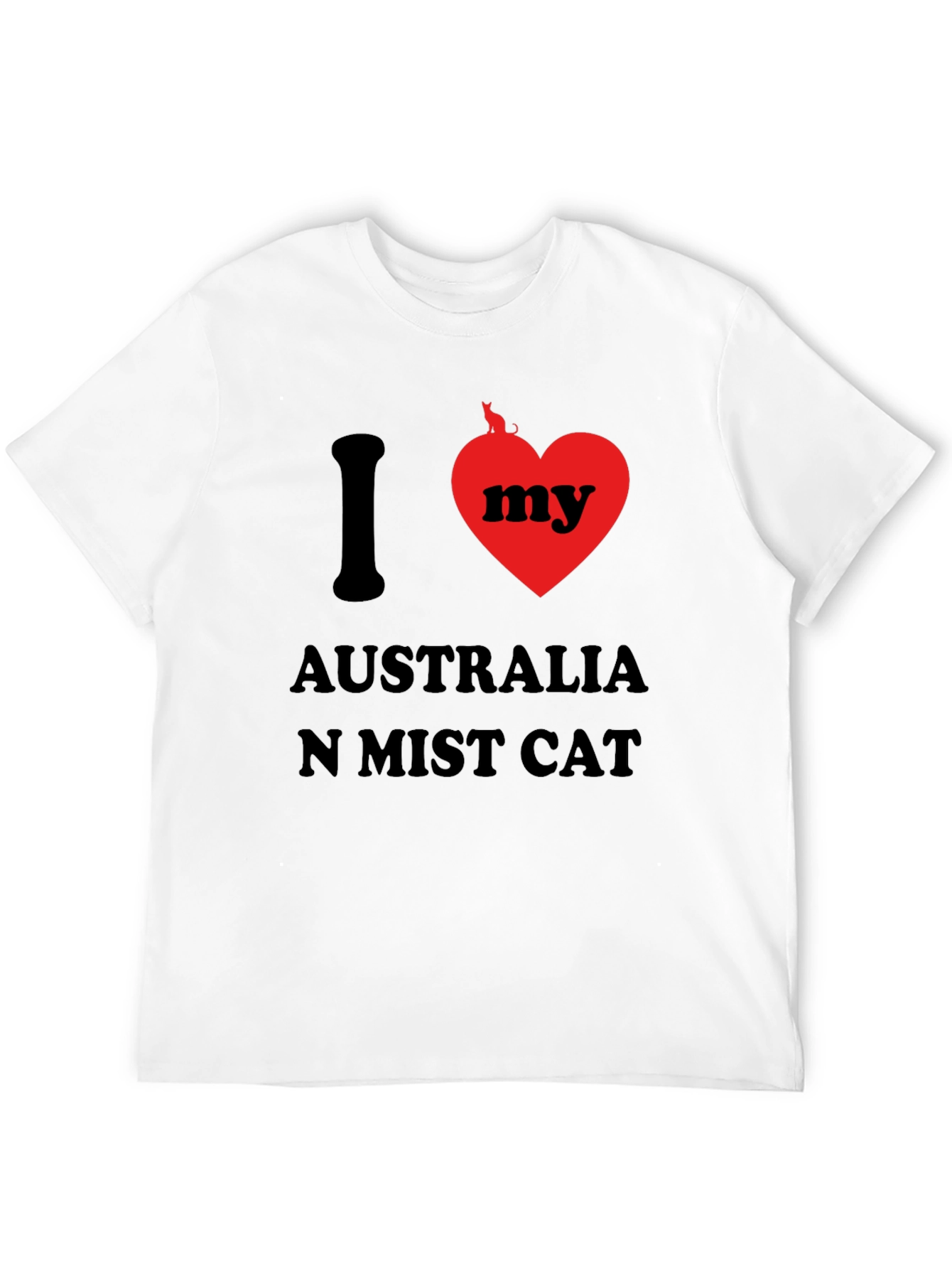 I Love My Australian Mist Cat T-Shirt