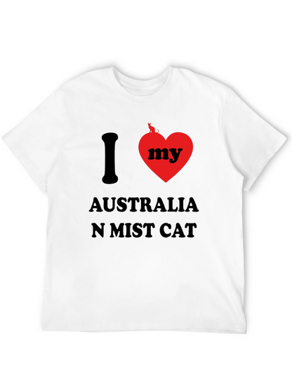 I Love My Australian Mist Cat T-Shirt