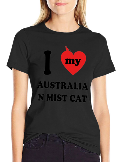 I Love My Australian Mist Cat T-Shirt