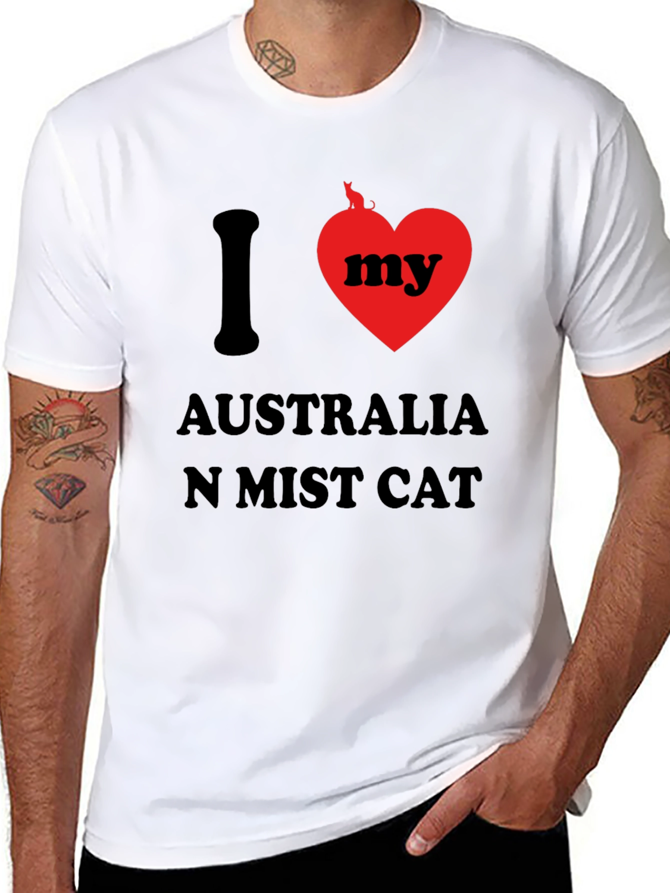 I Love My Australian Mist Cat T-Shirt
