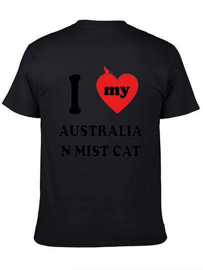 I Love My Australian Mist Cat T-Shirt