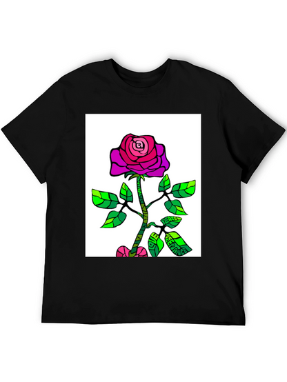 Rose Peace T-Shirt - Unique Graphic Tee