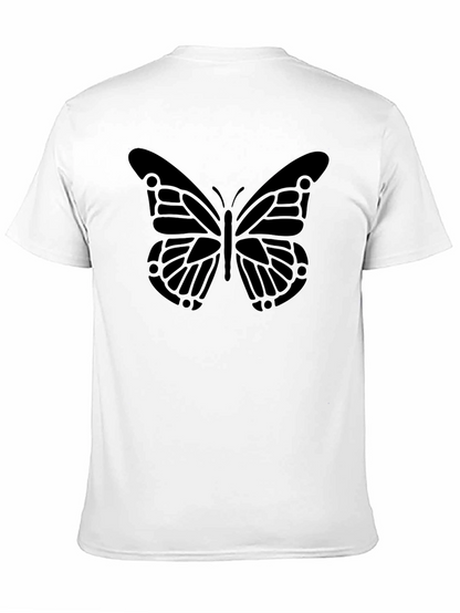 Butterfly Graphic Black T-Shirt