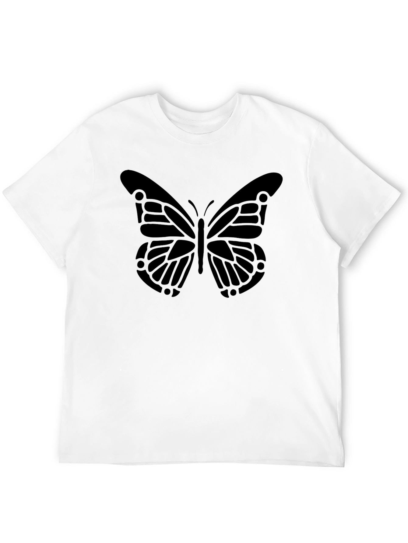 Butterfly Graphic Black T-Shirt