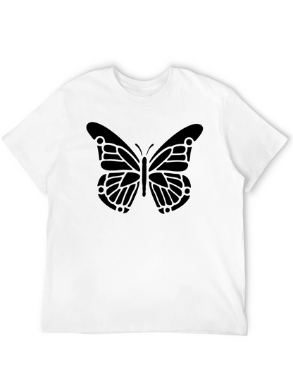 Butterfly Graphic Black T-Shirt