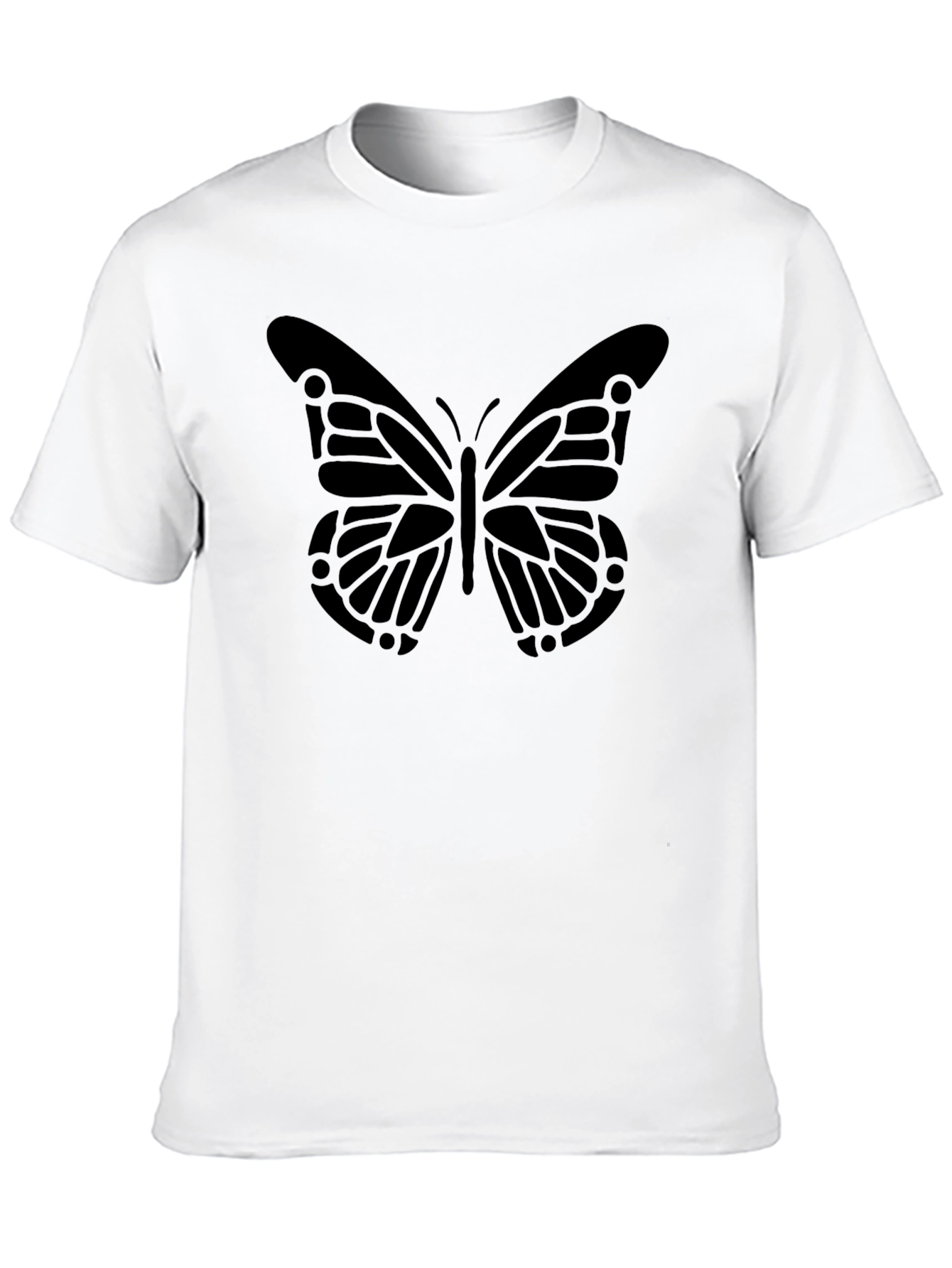 Butterfly Graphic Black T-Shirt