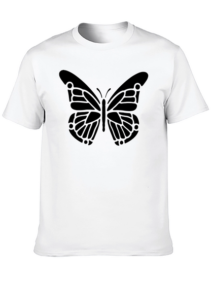 Butterfly Graphic Black T-Shirt