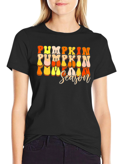 Pumpkin Season Graphic Tee - Fall Apparel