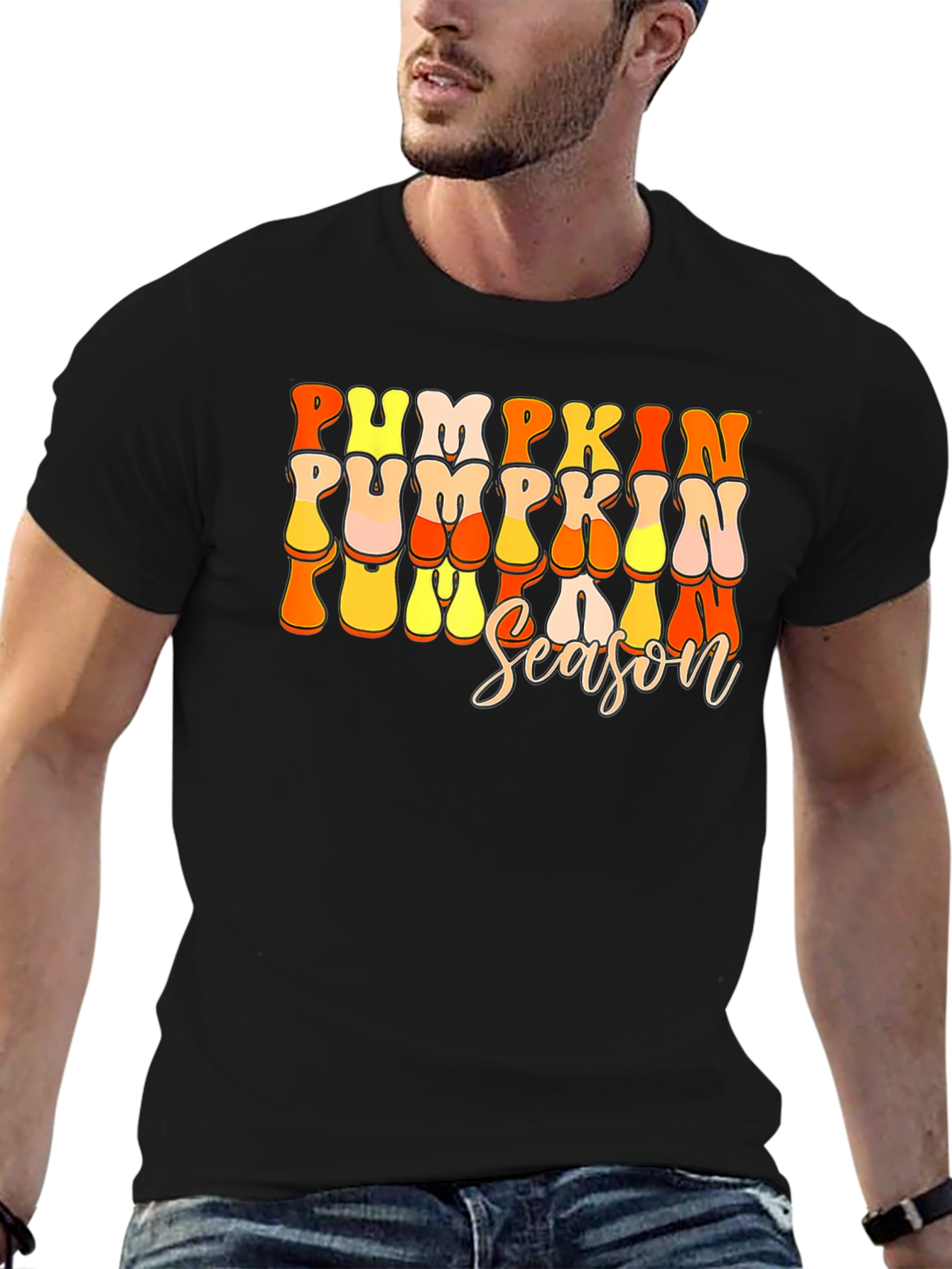 Pumpkin Season Graphic Tee - Fall Apparel